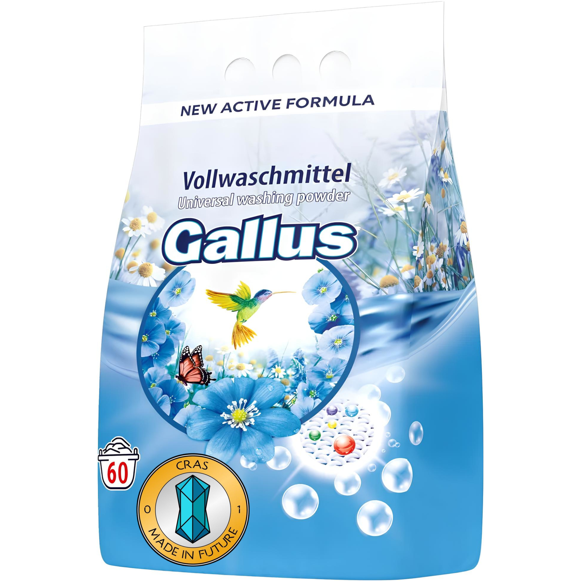 Порошок універсальний Gallus - Vollwaschmittel, 3.9 кг